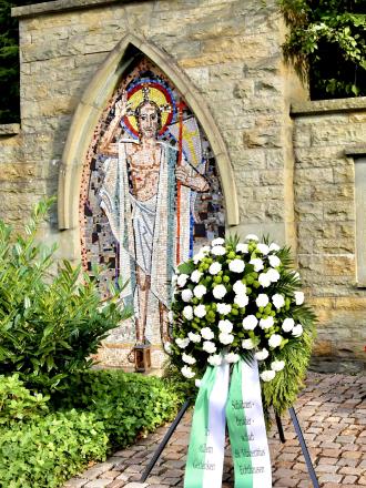 Kranzniederlegung am Ehrenmal