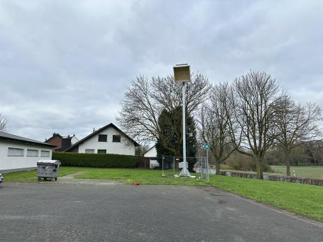 Errichtung Vogelstange 