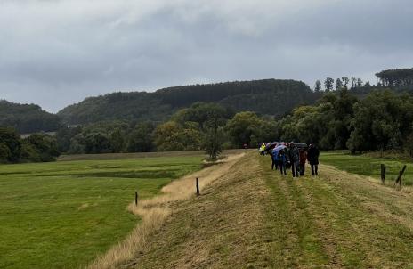 Wanderung über den Ruhrdeich